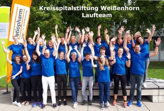 Kreisspitalstiftung Weißenhorn Laufteam beim Einsteinmarathon!